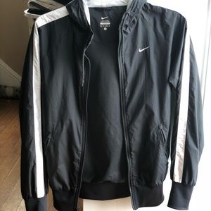Grey Nike windbreaker